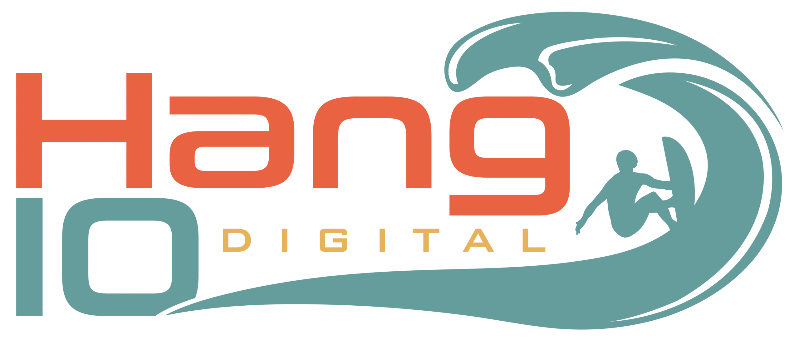 Hang 10 Digital Logo
