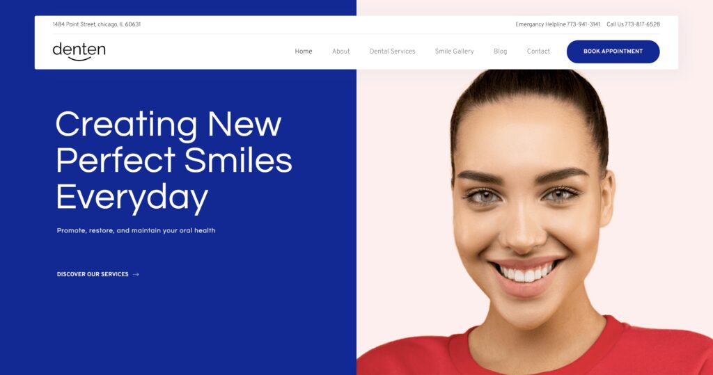 Dental Clinic Website Template