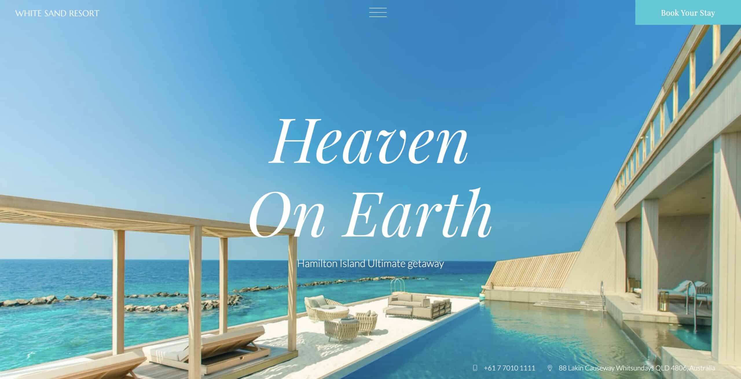 Luxury Hotel Website Template