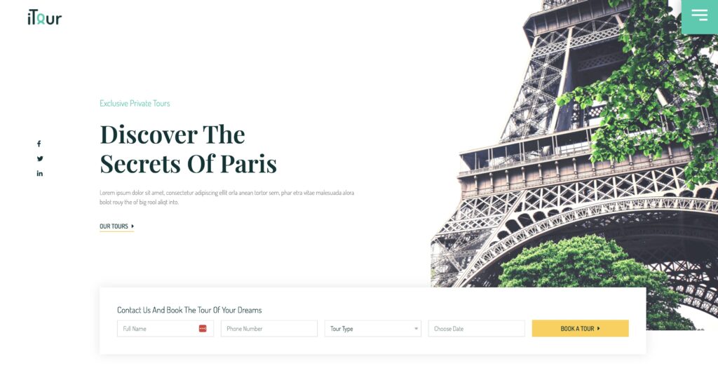 Private Tours Template