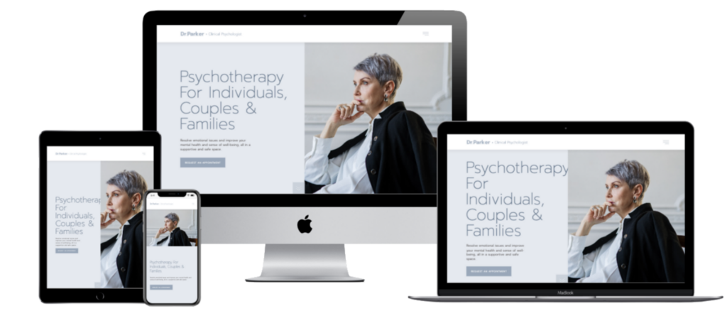 Psychologist Website Mockup
