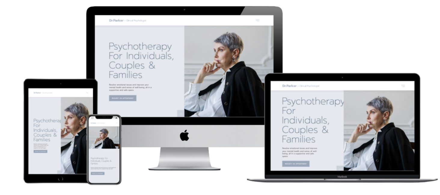 Psychologist Website Mockup