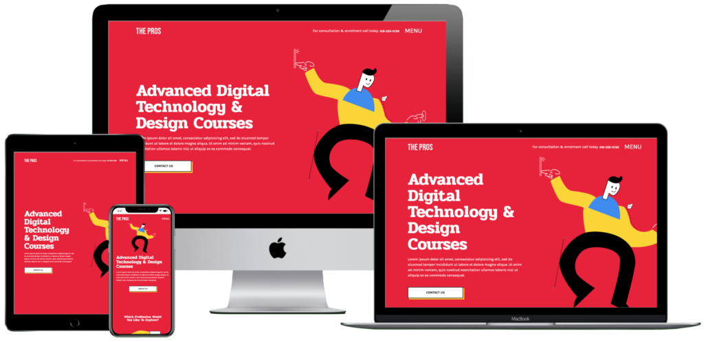 Digital and Technology Design School Mockup