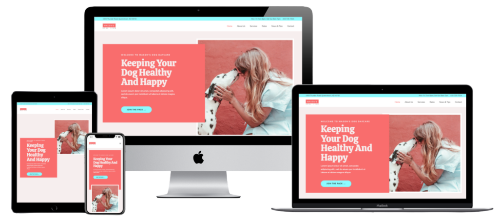 Vet Website Mockup