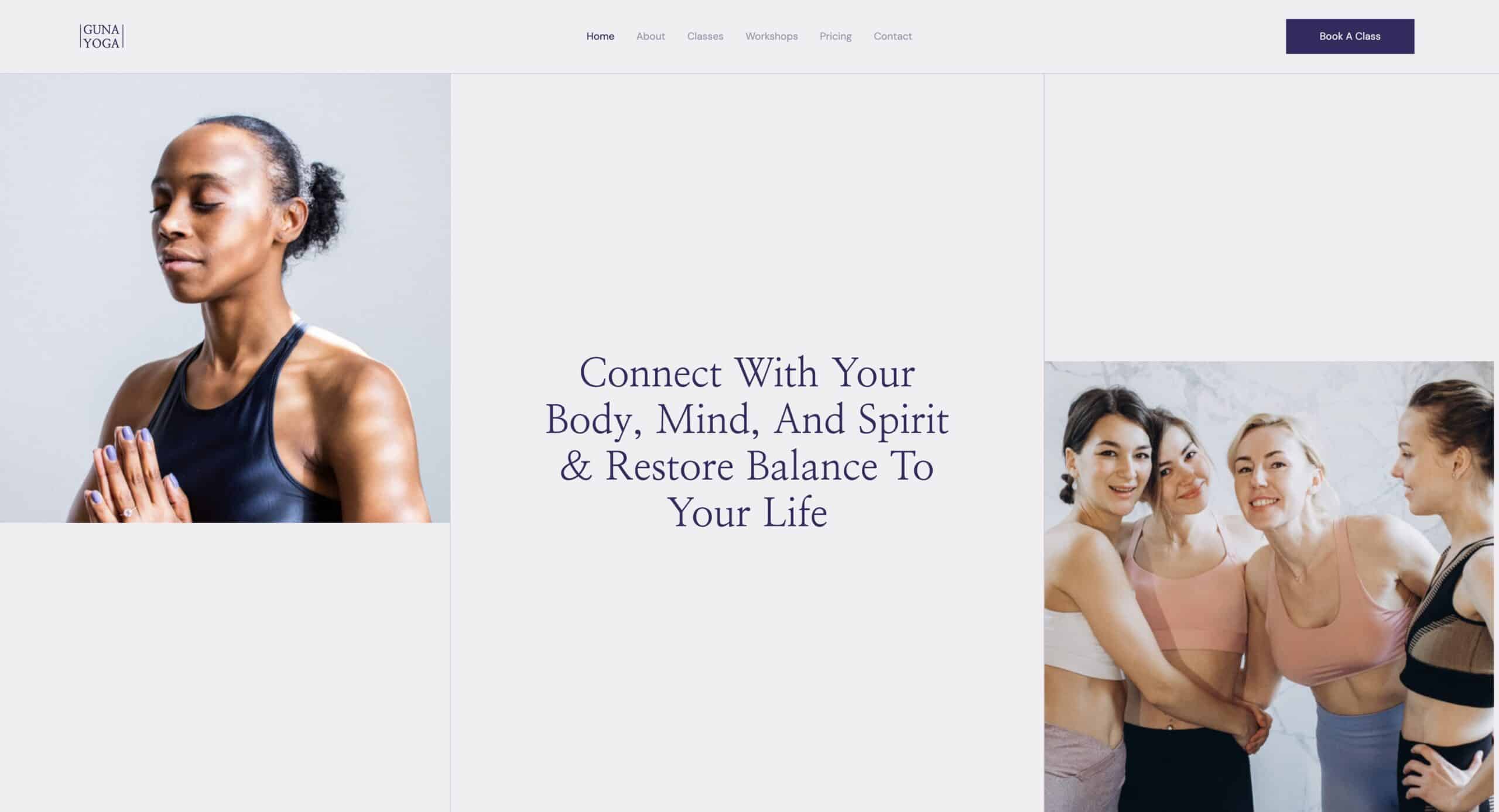 Yoga Studio Template