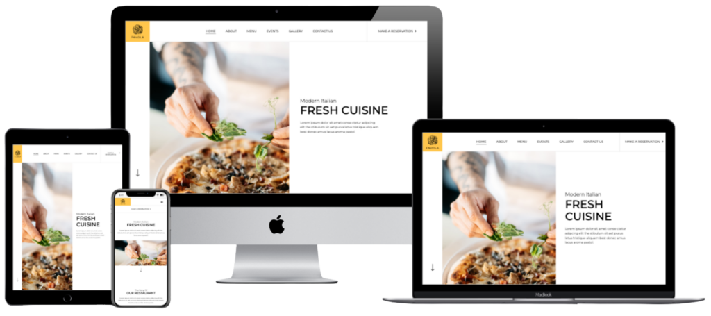 Favola Italian Restaurant Website