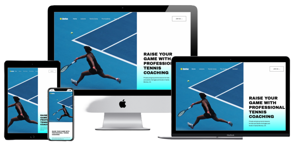 Tennis Academy Template