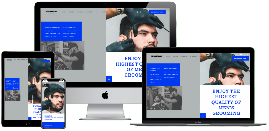 barbershop mockup