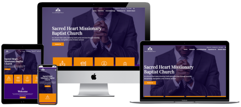 Church Website Mockup