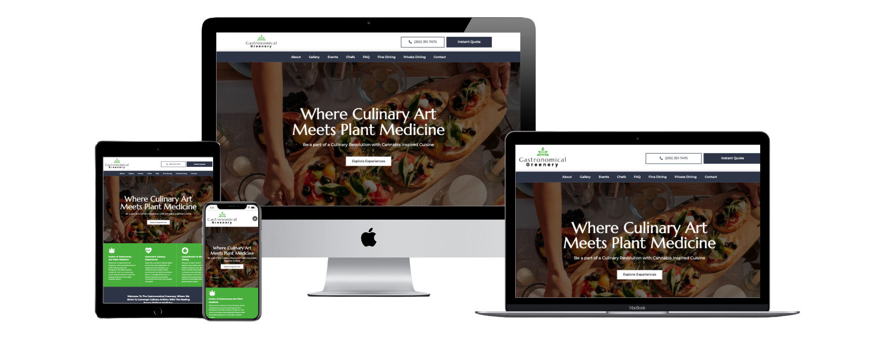 Gastronomical Greenery Website