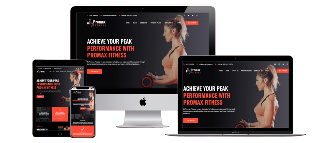 Personal Trainer Web Design