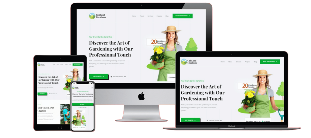 Gardening Web Design