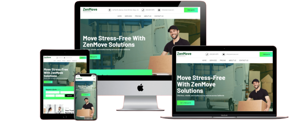 Moving Company Web Design