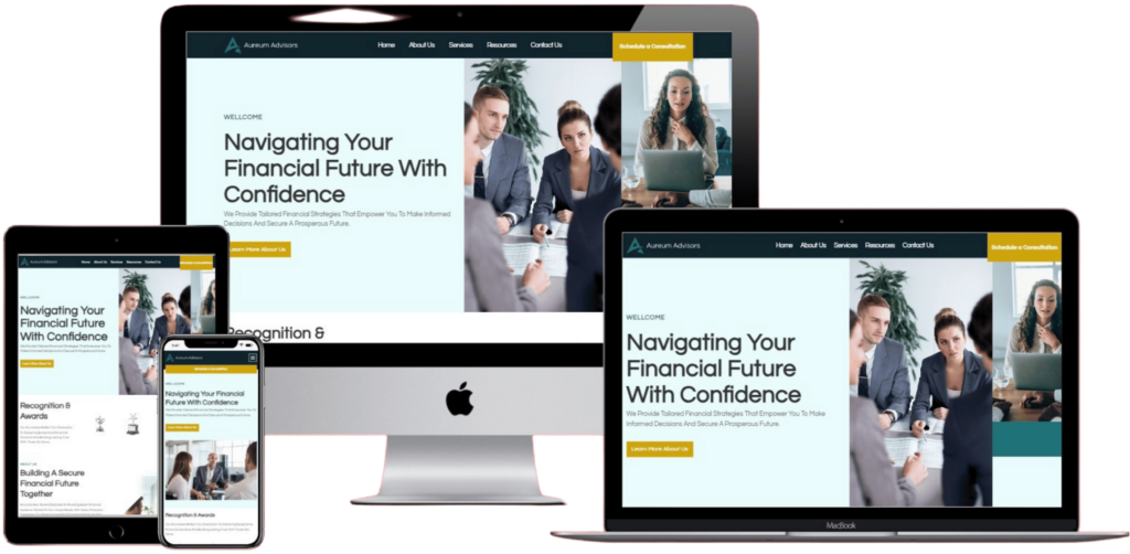 Financial Advisor Web Design