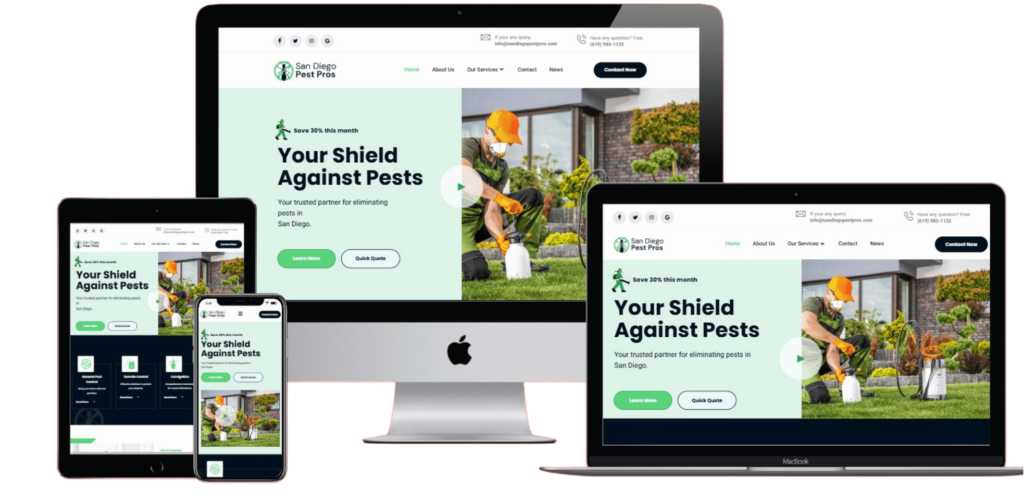 Pest Control Web Design