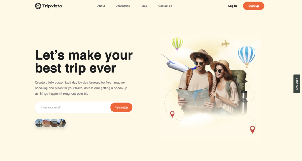 TripVista main image