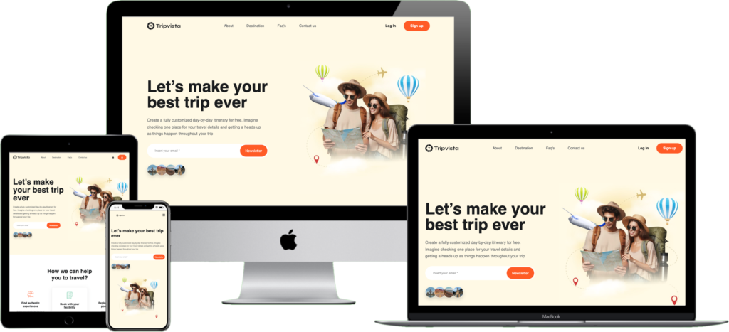 TripVista Mockup