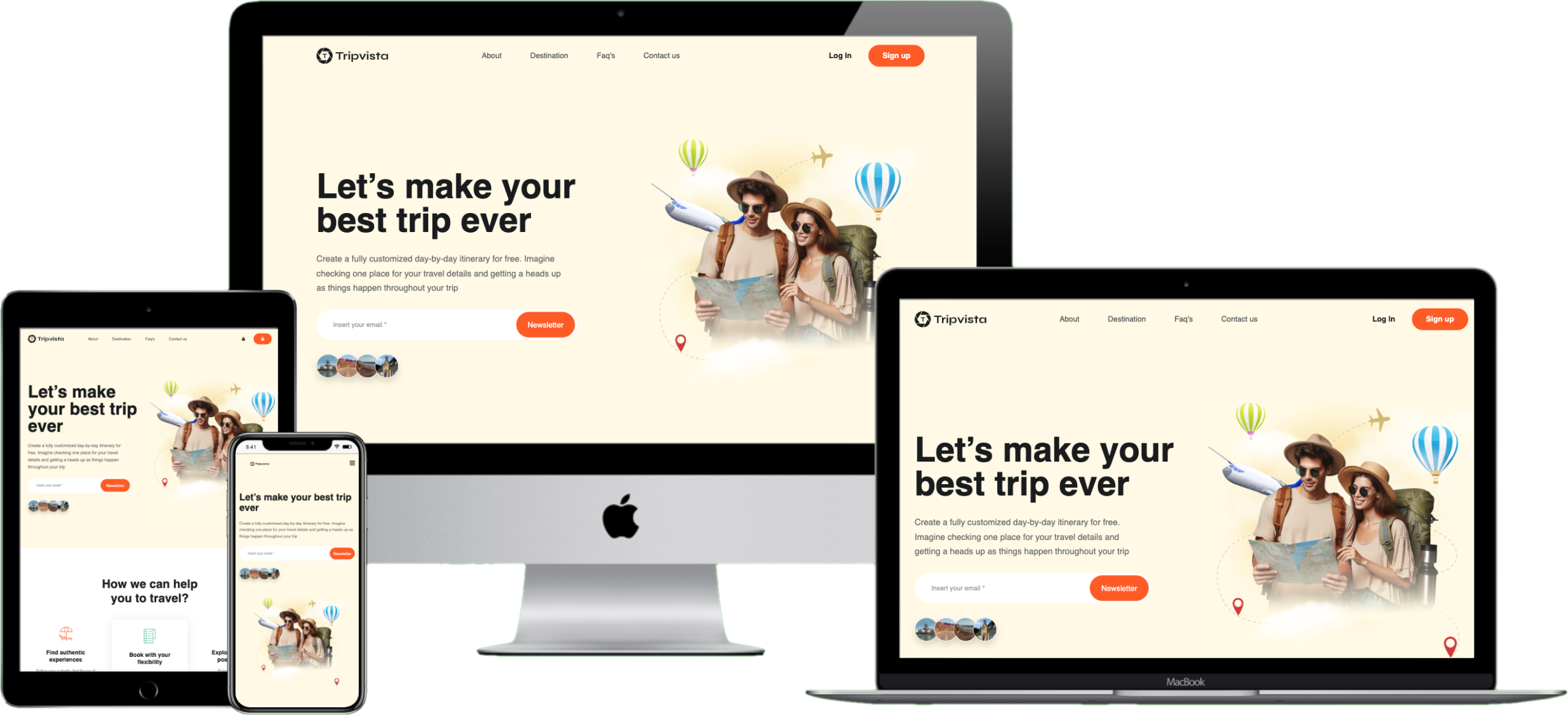 TripVista Mockup
